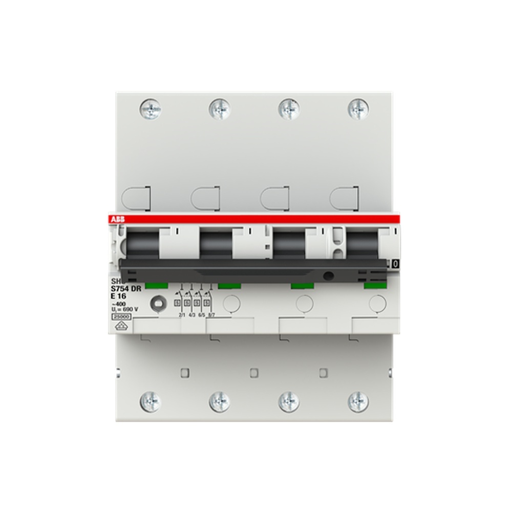 ABB Selektiver Hauptleitungsschutzschalter 2CDH784001R0162 Typ S754DR-E16