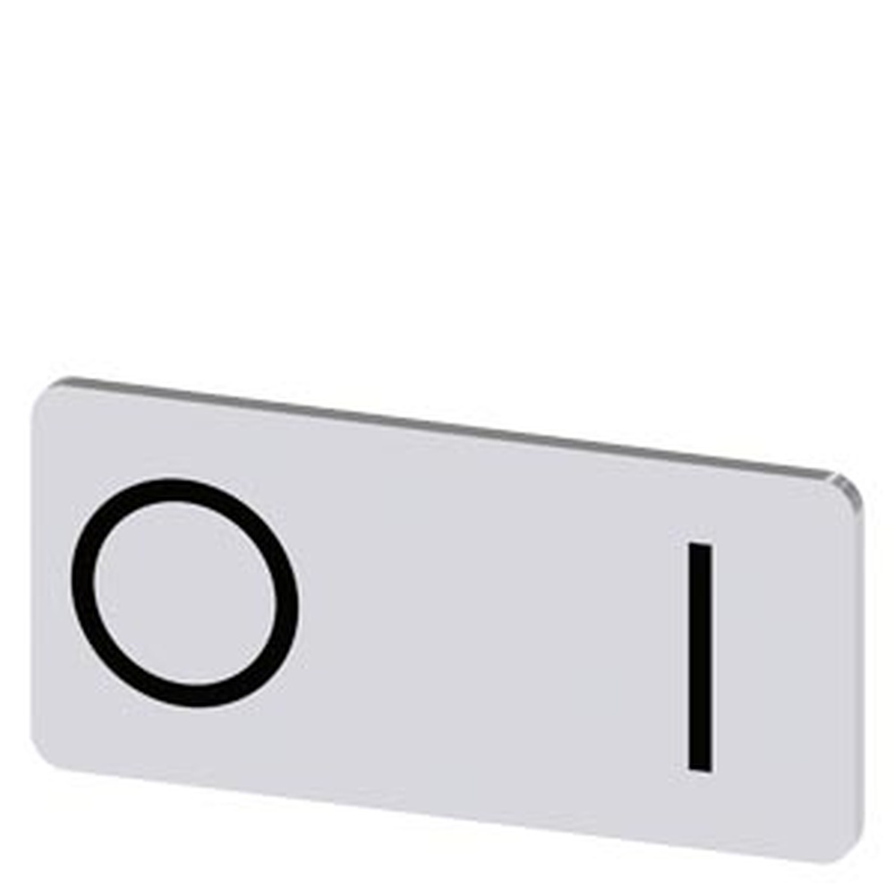 Siemens Bezeichnungsschild 3SU1900-0AC81-0QG0