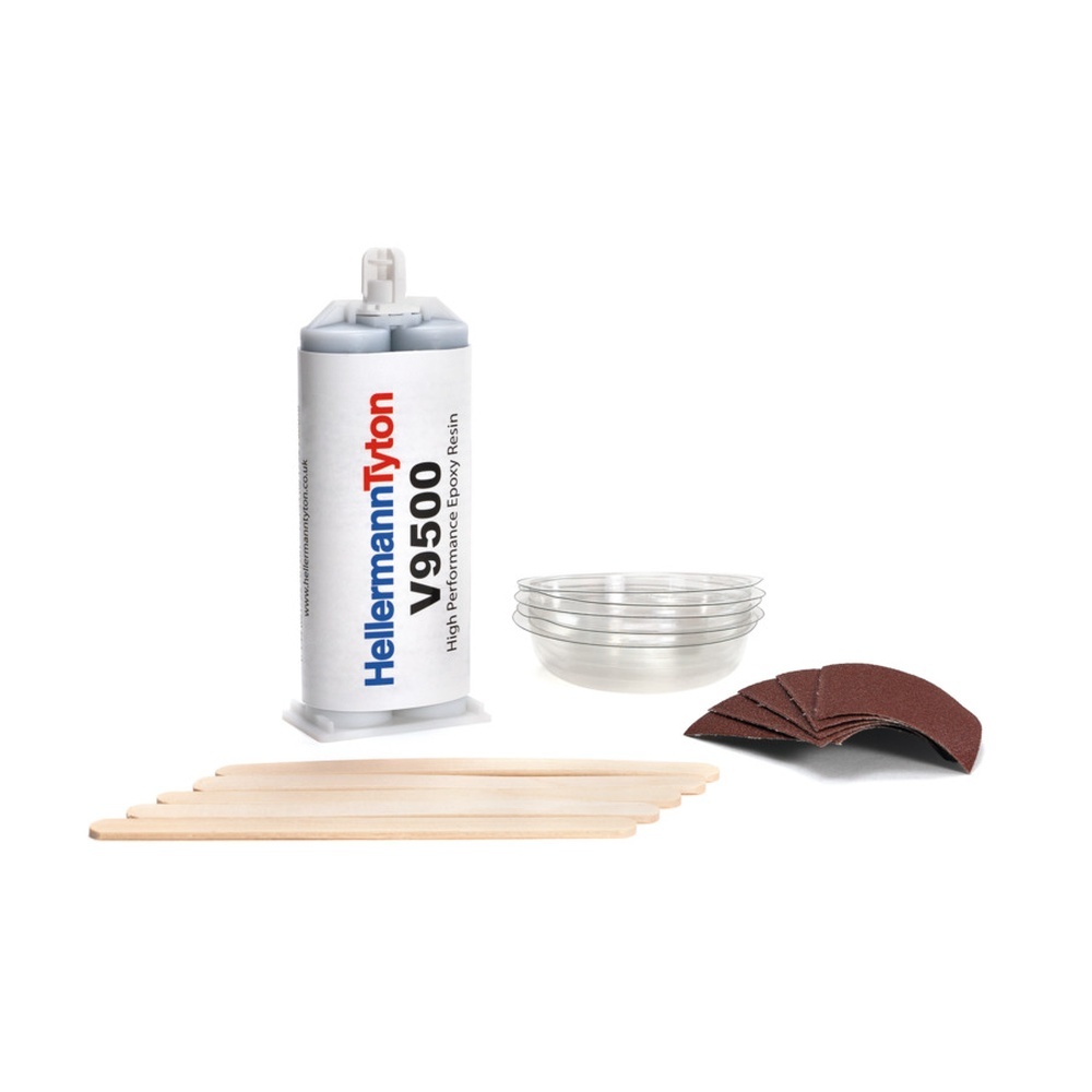 Hellermann Epoxidkleber 627-95001 Typ V9500 Epoxy Kit EP BK