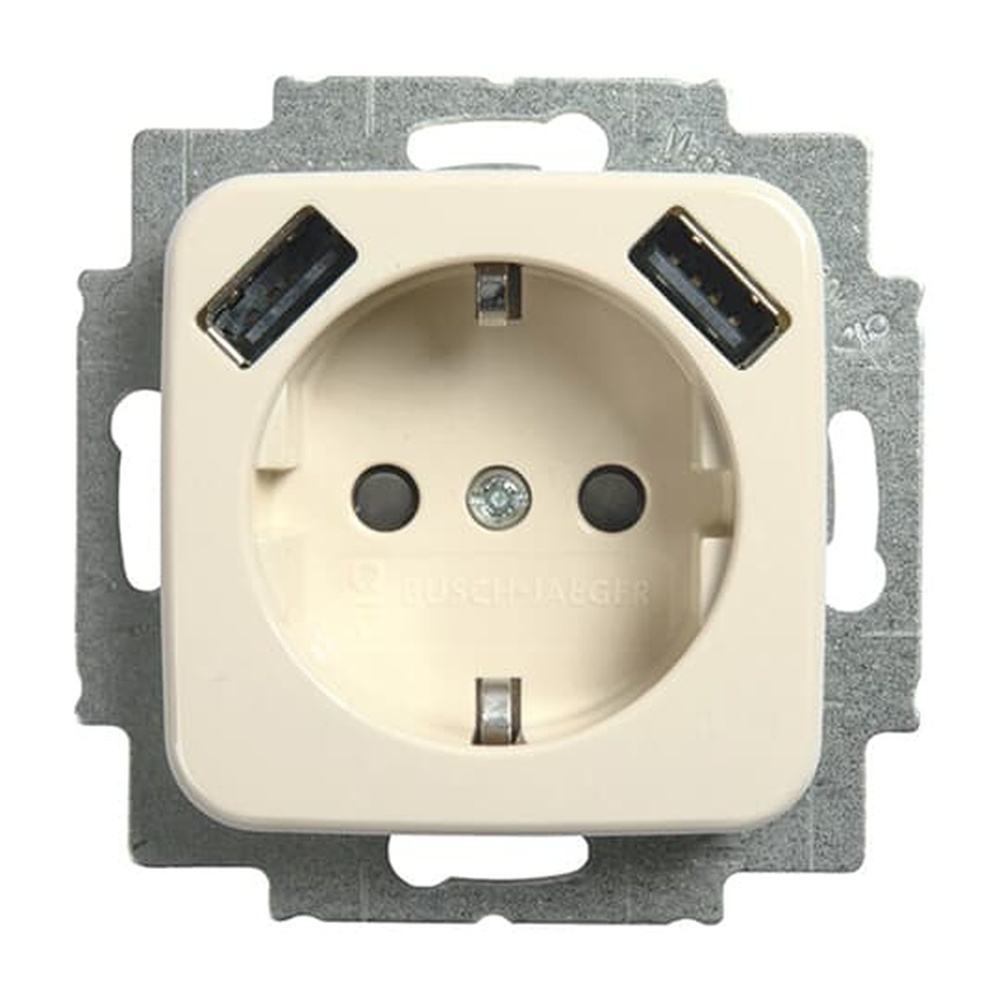 Busch-Jaeger Schuko USB Steckdose 20 EUCB2USB-212 Nr. 2CKA002011A6263