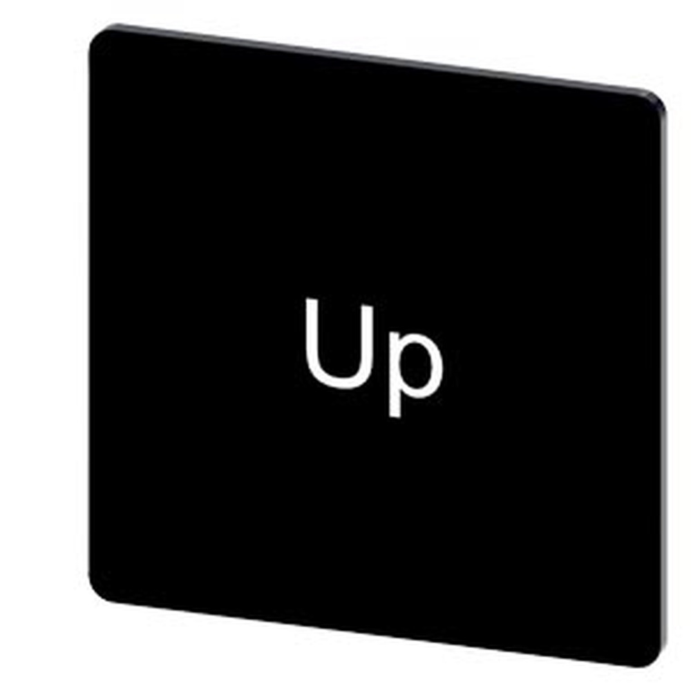 Siemens Bezeichnungsschild 3SU1900-0AE16-0DL0