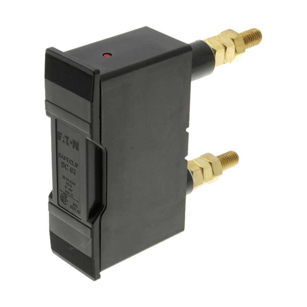 Eaton Sicherungshalter SC63P Typ SAFECLIP 63A BACK STUD CONNECTED BLACK