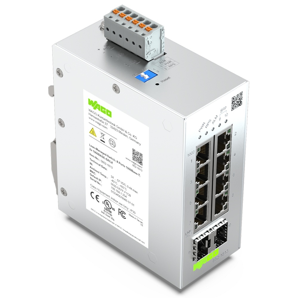 Wago Lean Managed Switch 852-1813