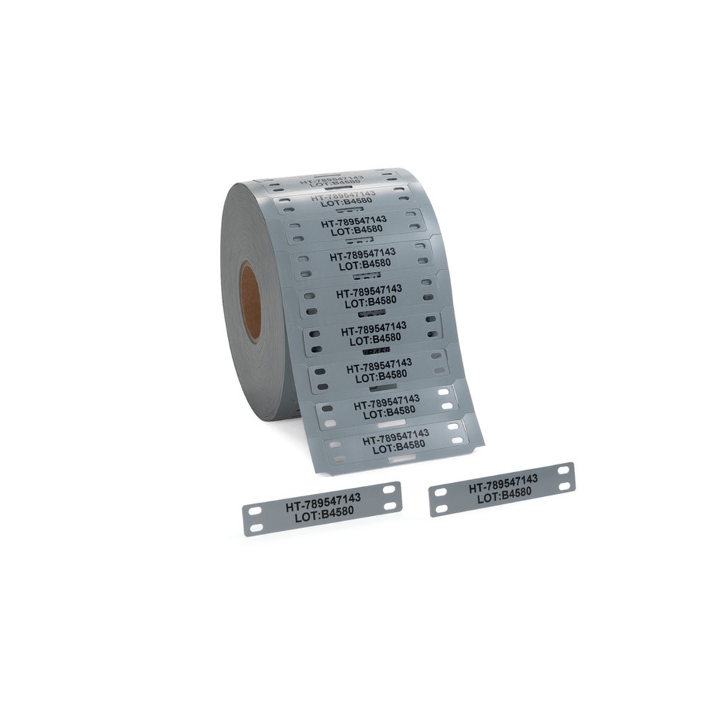 Hellermann Kennzeichnungsschild 556-80565 Typ TAGPU12X60-4-PUR-GY