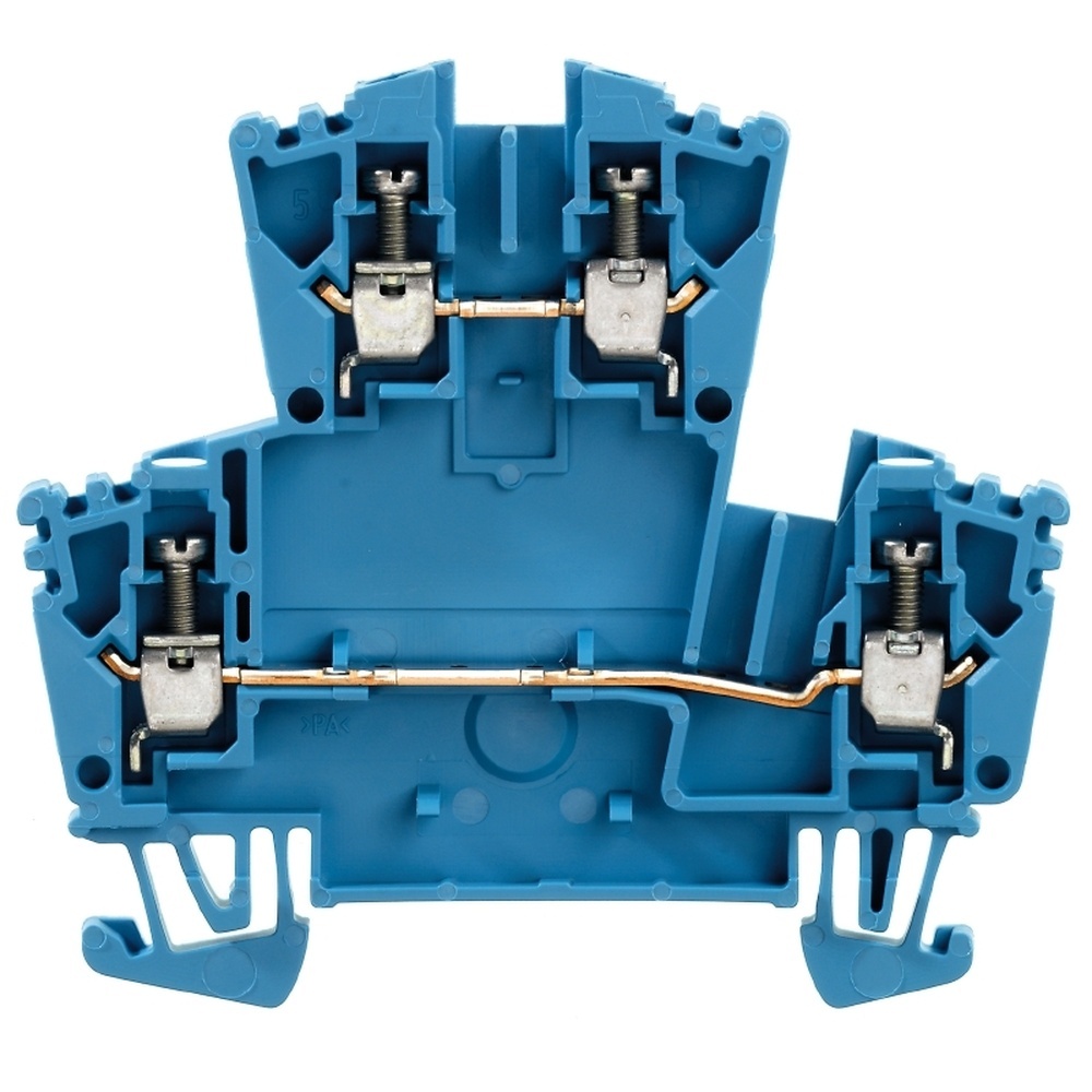 Weidmüller Mehrstock Reihenklemme 1041180000 Typ WDK 2.5 ZQV BL