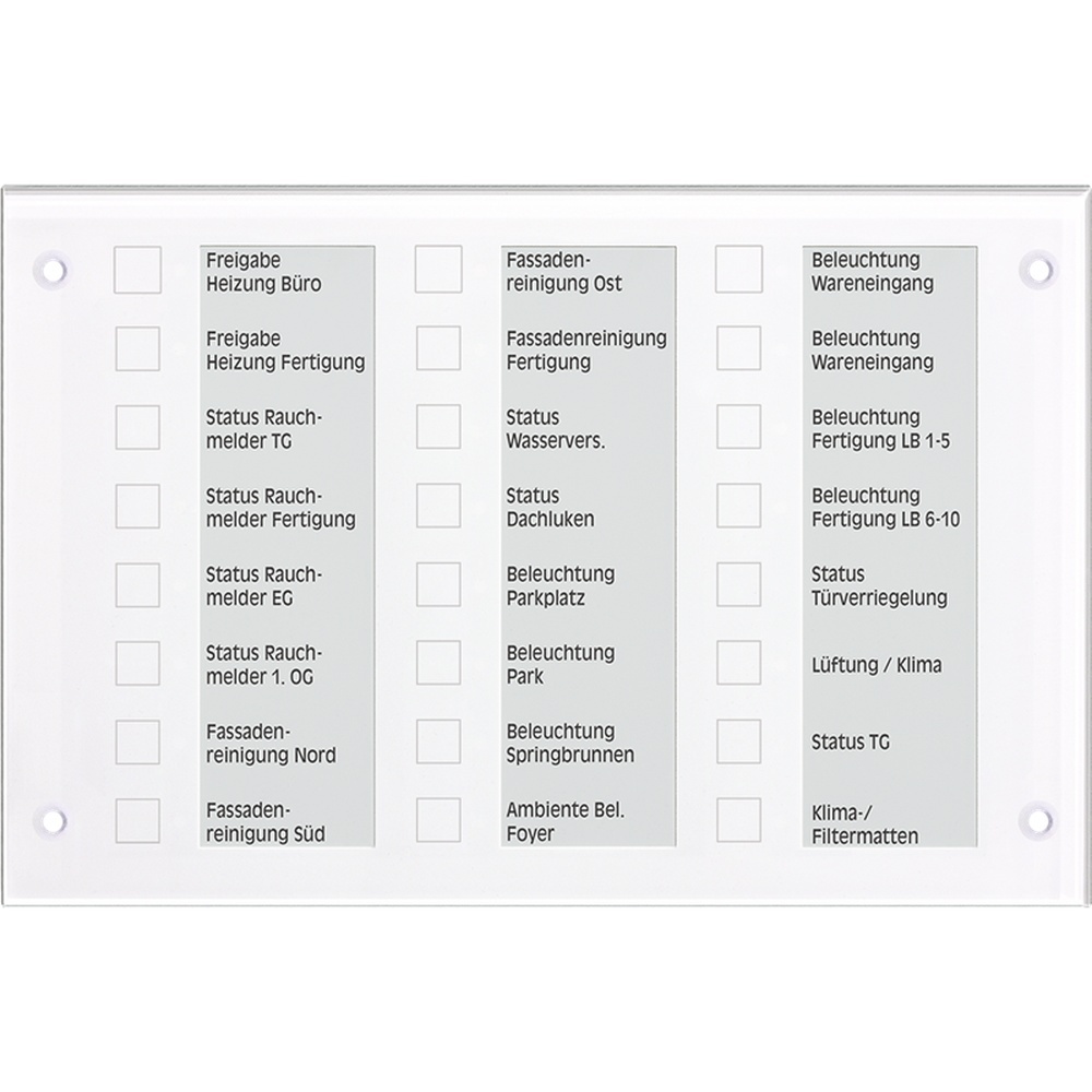 Jung Ersatz Frontglas MBT2424GLWW
