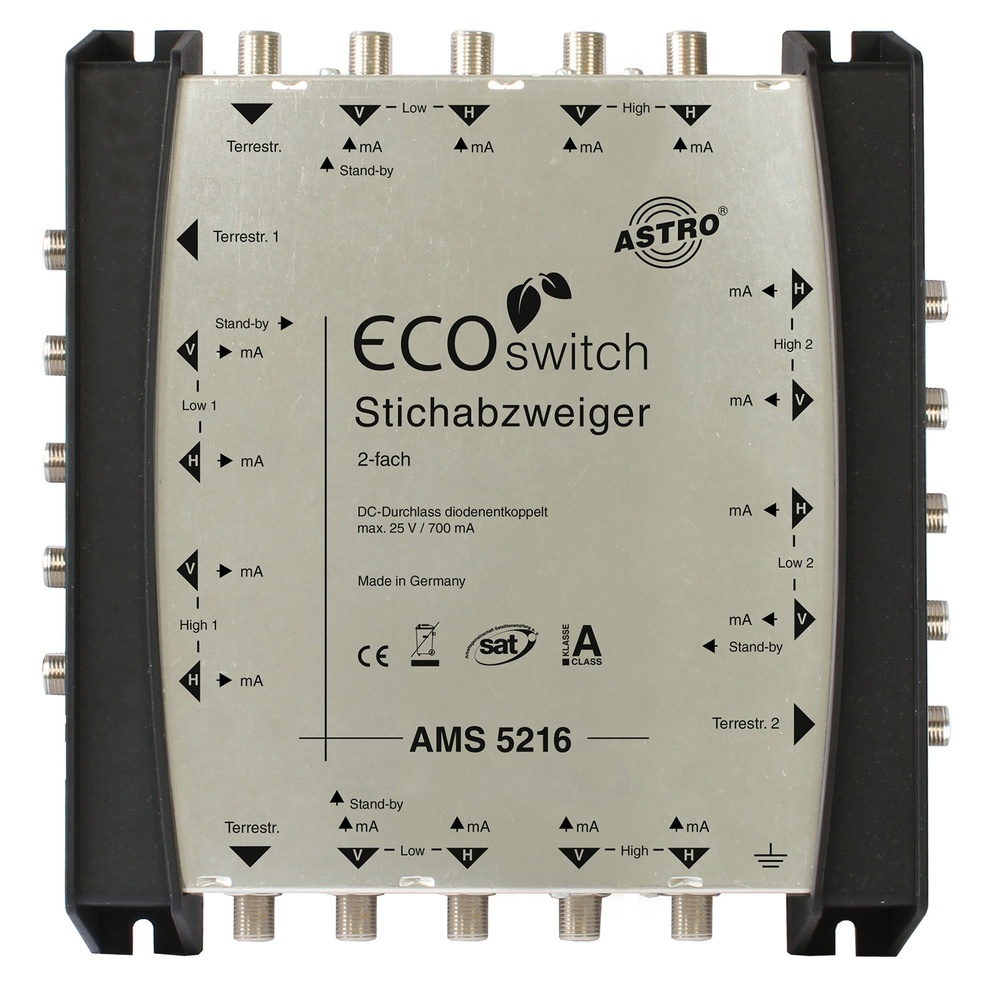 Astro Bit Profi-Sat-ZF Abzweiger 2-fach 360554 Typ AMS 5216 ECOswitch