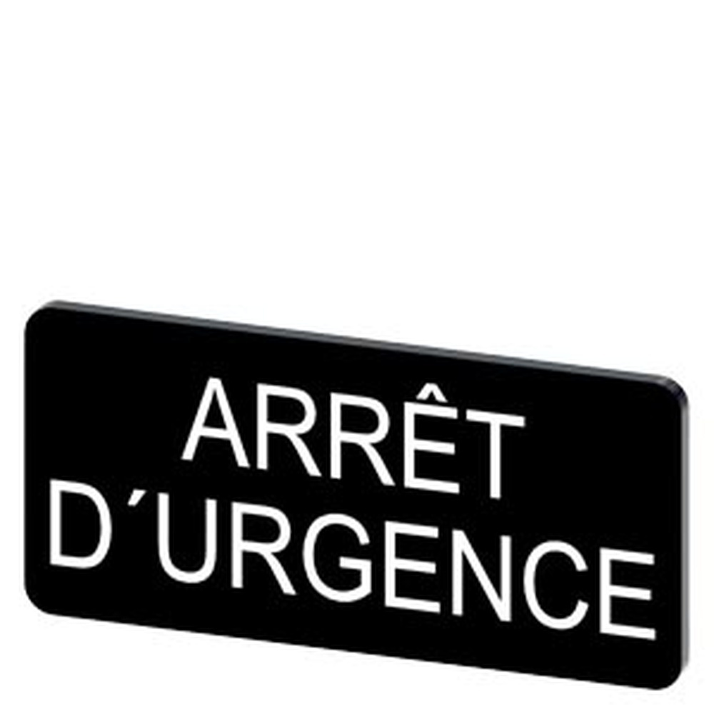 Siemens Bezeichnungsschild 3SU1900-0AC16-0GQ0