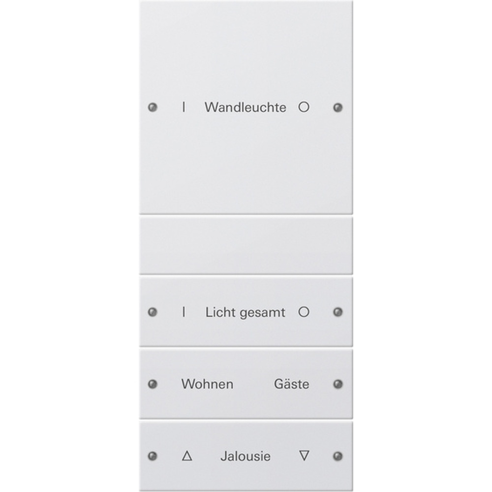 Gira Wippenset 4fach 220427