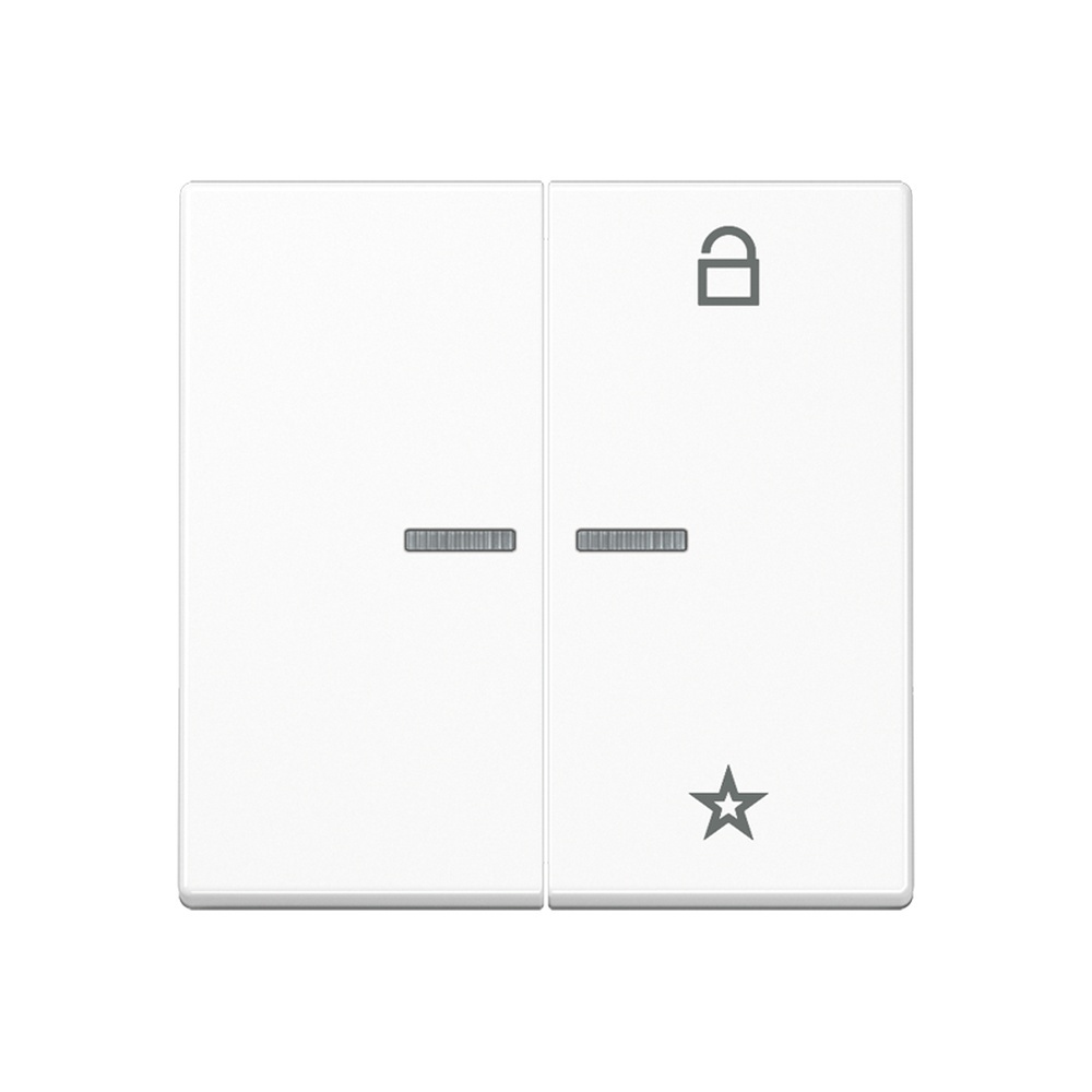 Jung eNet Funk Steuertaste FMA1701BFWW