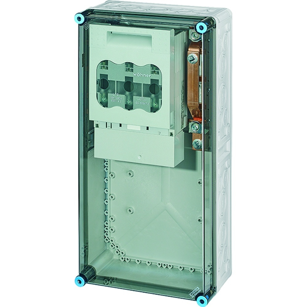 Hensel NH Sicherungslasttrennschaltergehäuse Mi 6480 Nr. 20001390