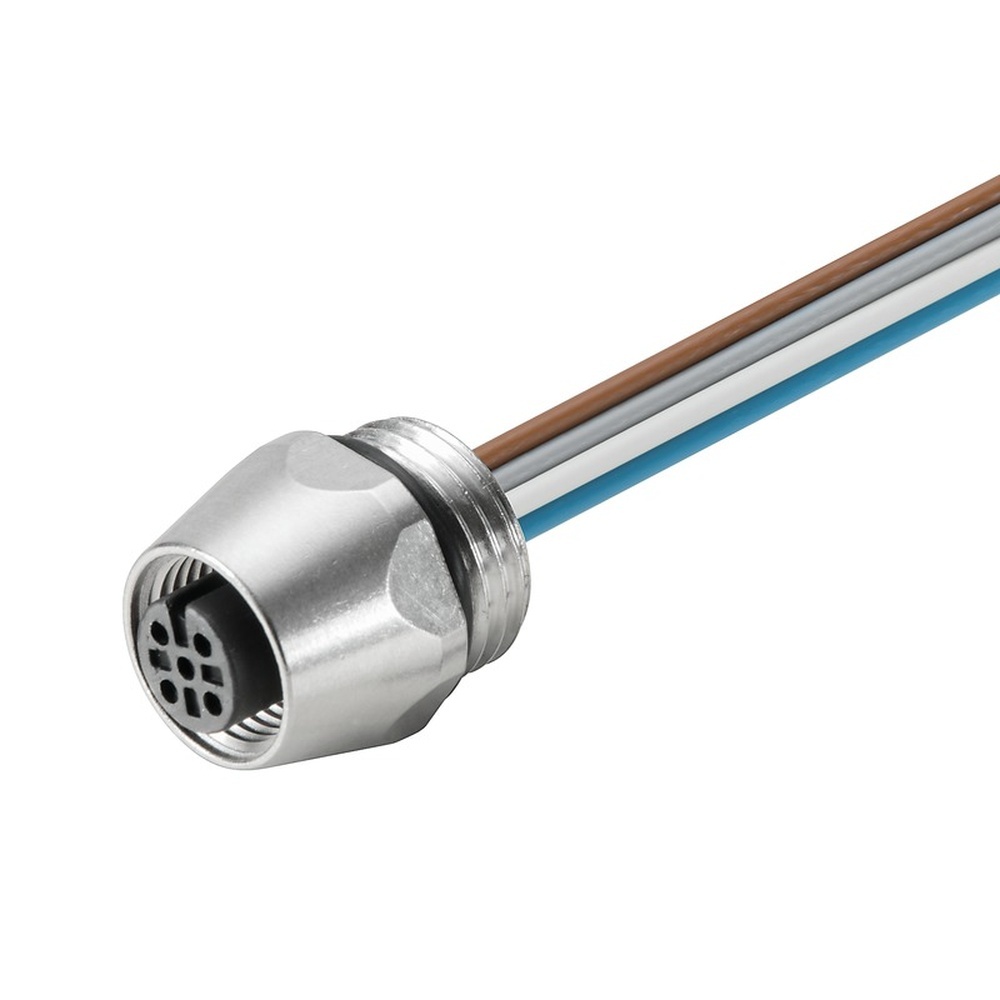 Weidmüller Rundsteckverbinder 1861270000 Typ SAIE-M12B-8-0.5U-PG9