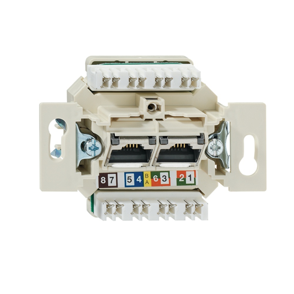 Rutenbeck Anschlussdose 13410405 Typ UAE-Cat.6A iso-8/8 U Up 0 mK