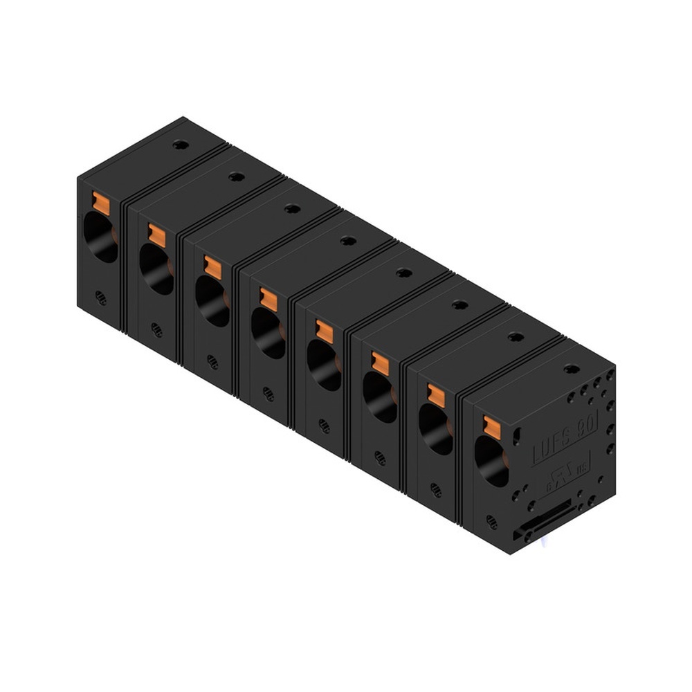 Weidmüller Leiterplattenklemme 2500610000 Typ LUFS 15.00/08/90V 5.0SN BK BX
