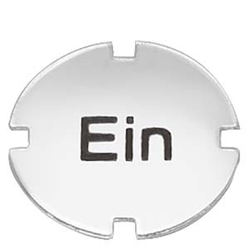 Siemens Einlegeschild 3SB2901-4AB