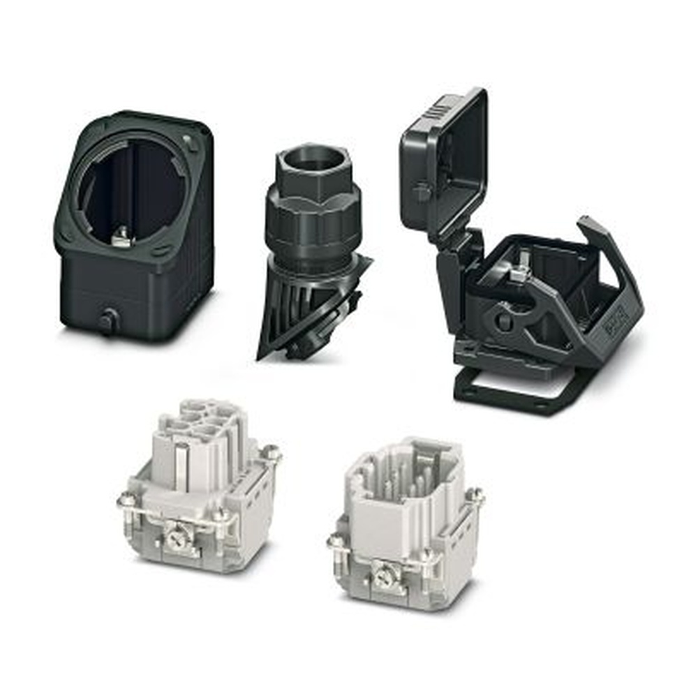 Phoenix Contact Steckverbinder Set 1407710 Typ HC-EVO-B06PT-BWSC-HL-M20-PLRBK
