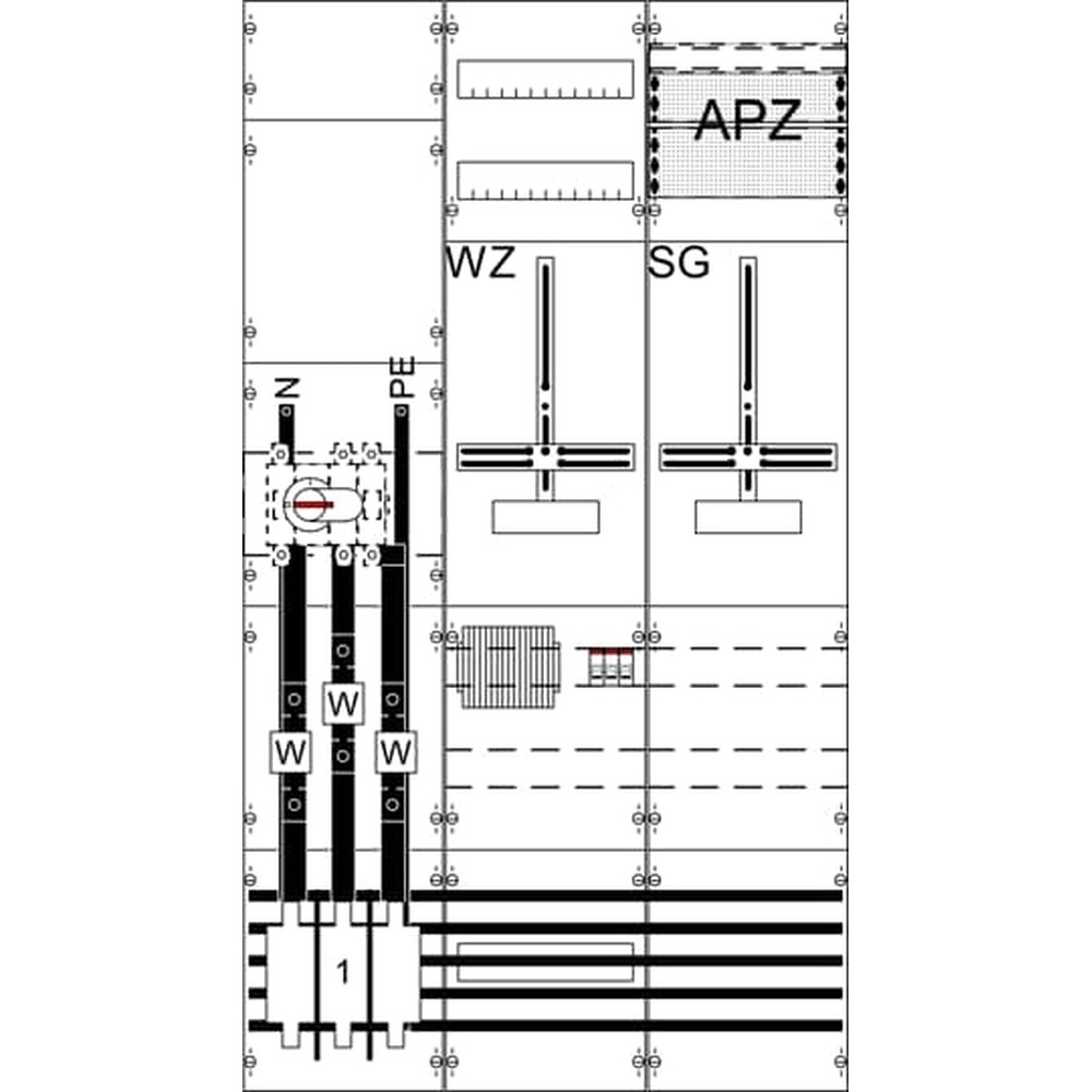 Striebel & John Komplettfeld 2CPX056141R9999 Typ WF39KK43