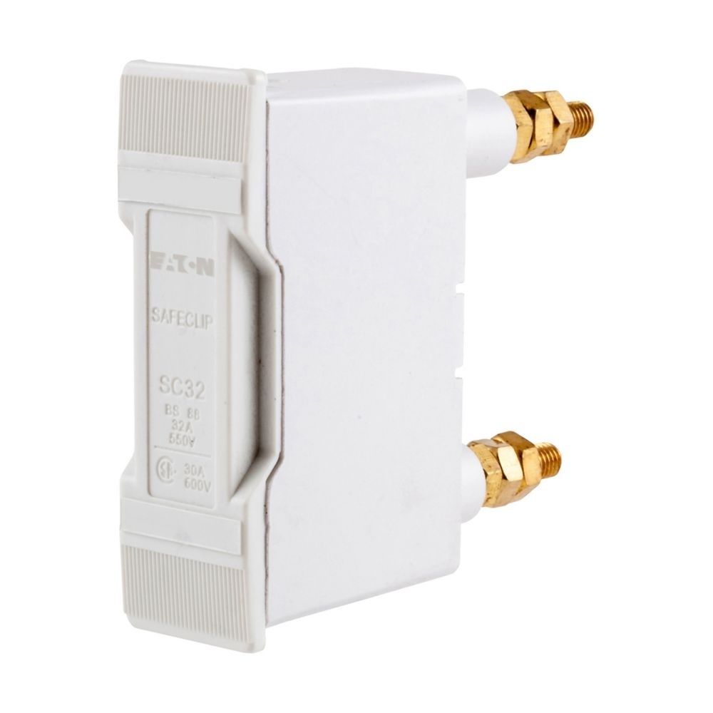 Eaton Sicherungshalter SC32PWH Typ SAFECLIP 32A BACK STUD CONNECTED WHITE