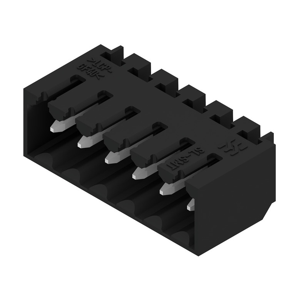 Weidmüller Leiterplattensteckverbinder 1761584001 Typ SL-SMT 3.50/06/90G 1.5SN BK RL