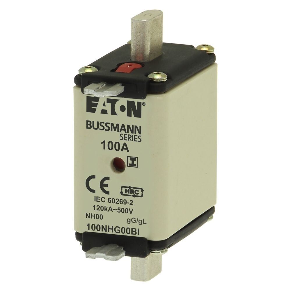 Eaton Sicherungseinsatz 100NHG00BI Typ NH-SICHERUNG 100A 500V GL/GG GRÖSSE 00