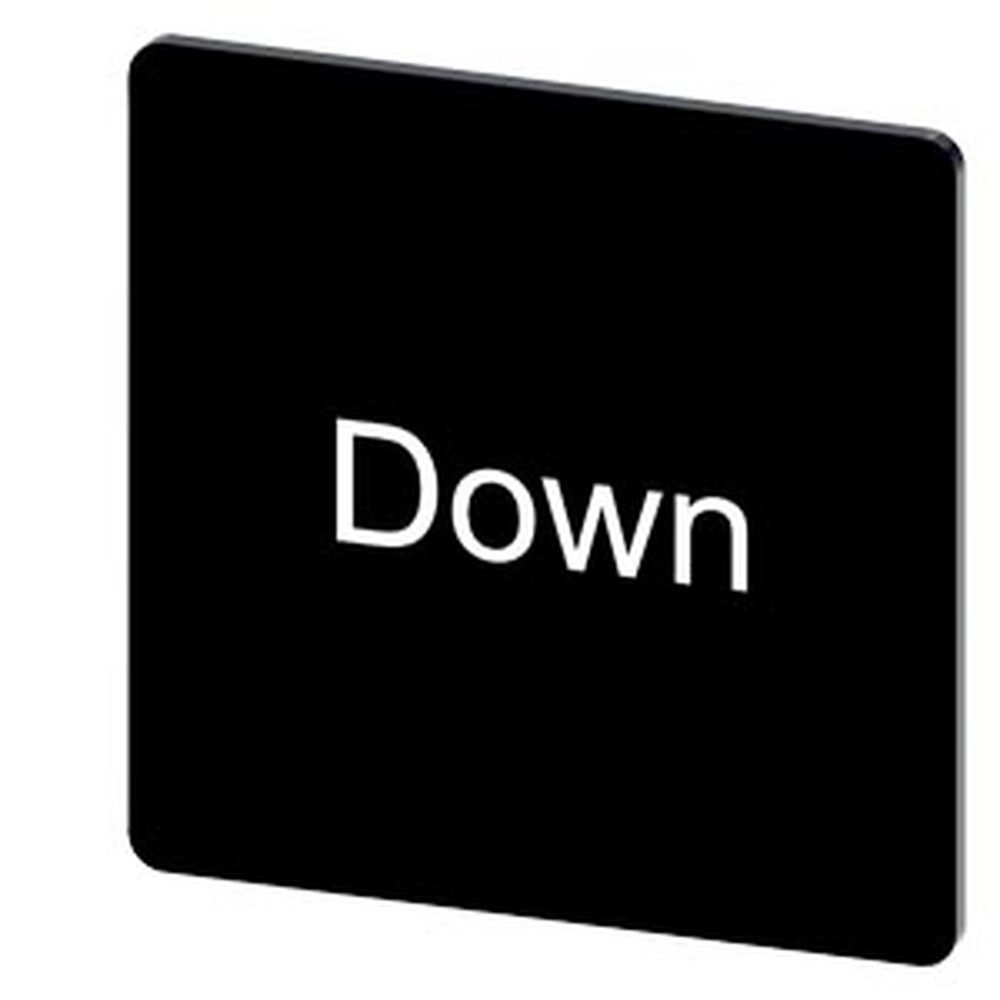 Siemens Bezeichnungsschild 3SU1900-0AE16-0DM0