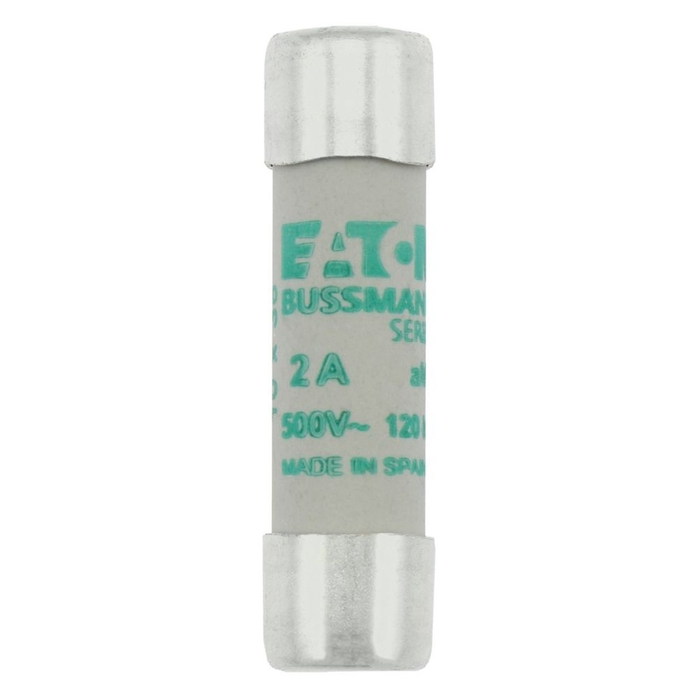 Eaton Sicherungseinsatz C10M2 Typ CYLINDRICAL FUSE 10 x 38 2A AM 500V AC
