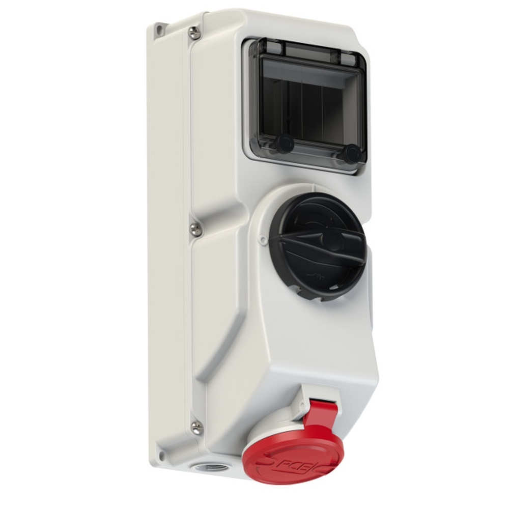 PC Electric Abschaltbare Wanddose 7615-6