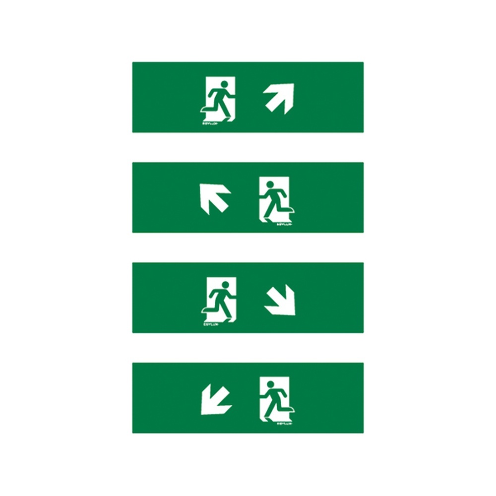 ESYLUX Piktogramm Satz EN10077135 Typ SLX 14 Flat Piktogramm-Satz 2