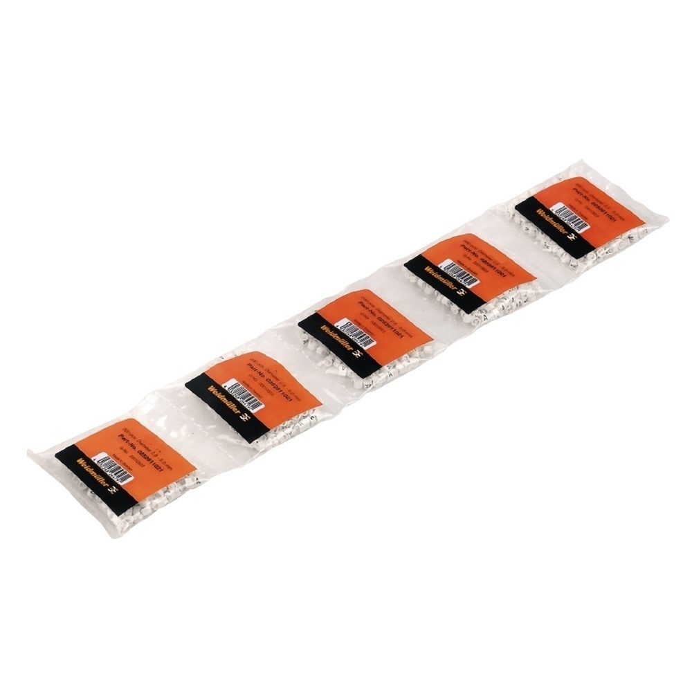 Weidmüller Kabelmarkierungssystem 0251310008 Typ CLI C 2-4 WS/SW 8 MP