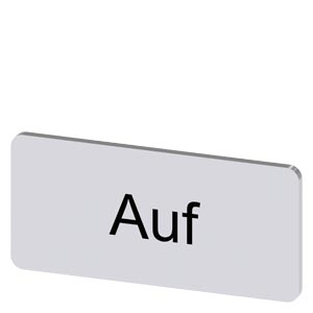 Siemens Bezeichnungsschild 3SU1900-0AC81-0AD0