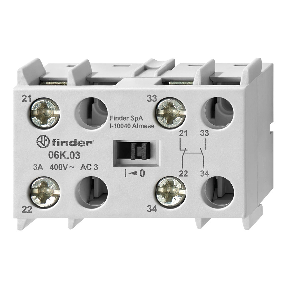 Finder Hilfsschalter Block 06K.03