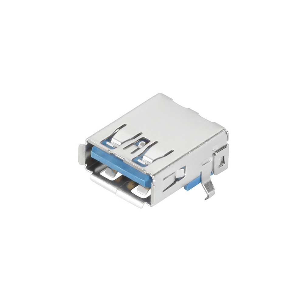 Weidmüller Leiterplattensteckverbinder 2563550000 Typ USB3.0A T1H 2.3N4 TY BL