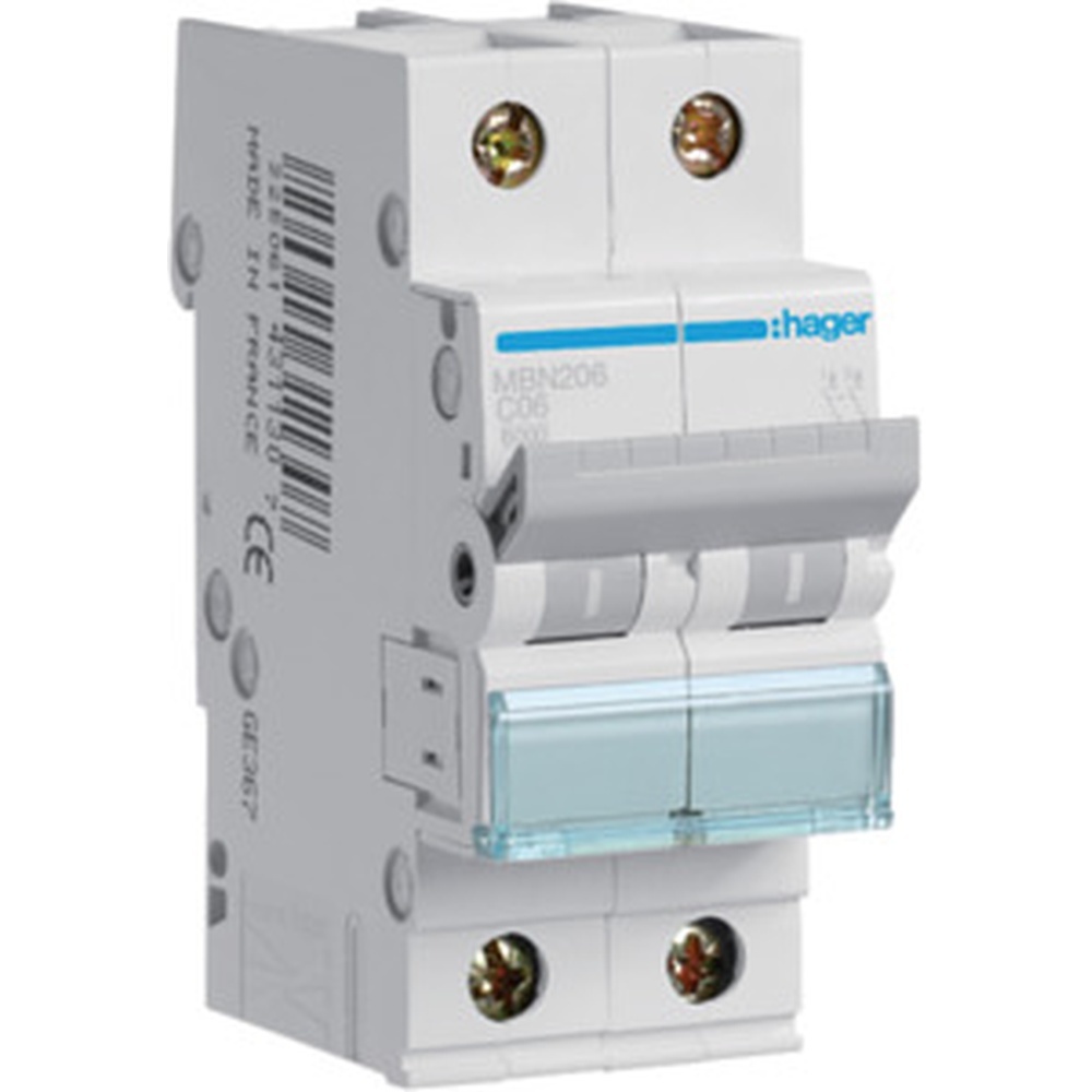 Hager Leitungsschutzschalter MBN206