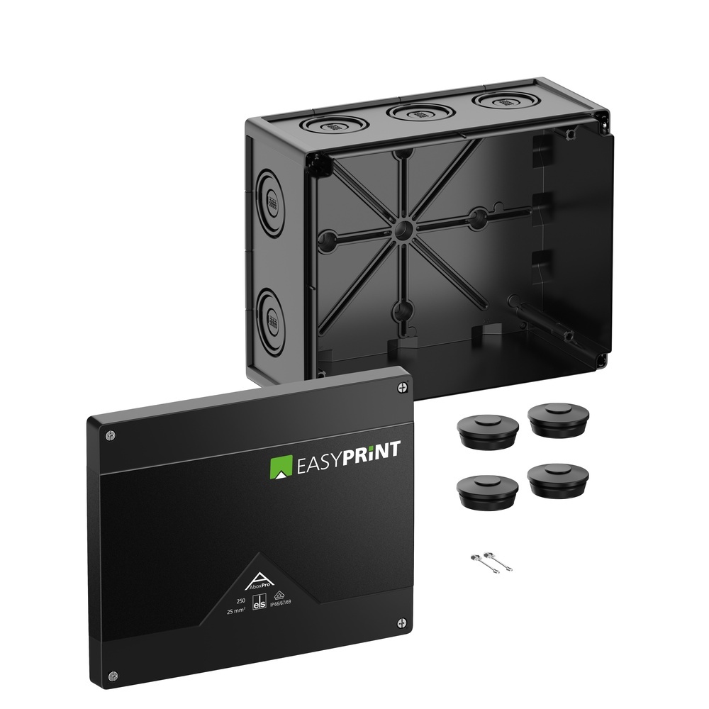 Spelsberg Abzweigkasten 425000EP Typ Abox Pro 250-L/sw EasyPrint