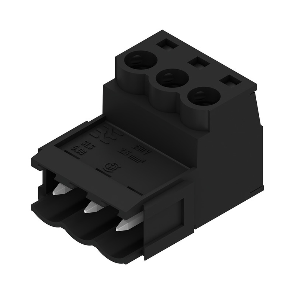 Weidmüller Leiterplattensteckverbinder 1645240000 Typ SLS 5.08/03/180B SN BK BX