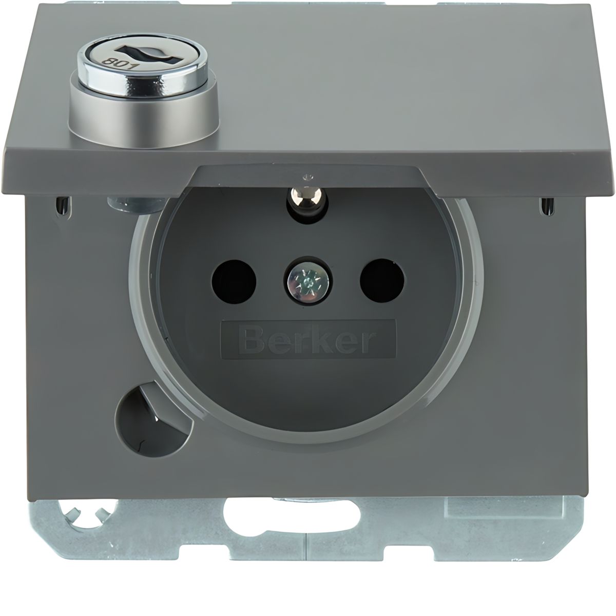 Berker Steckdose mit Erdstift 6768117004