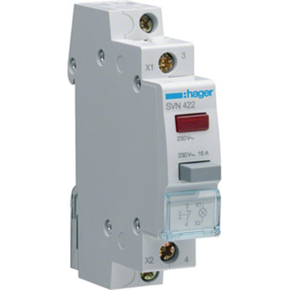 Hager Taster 16A SVN422