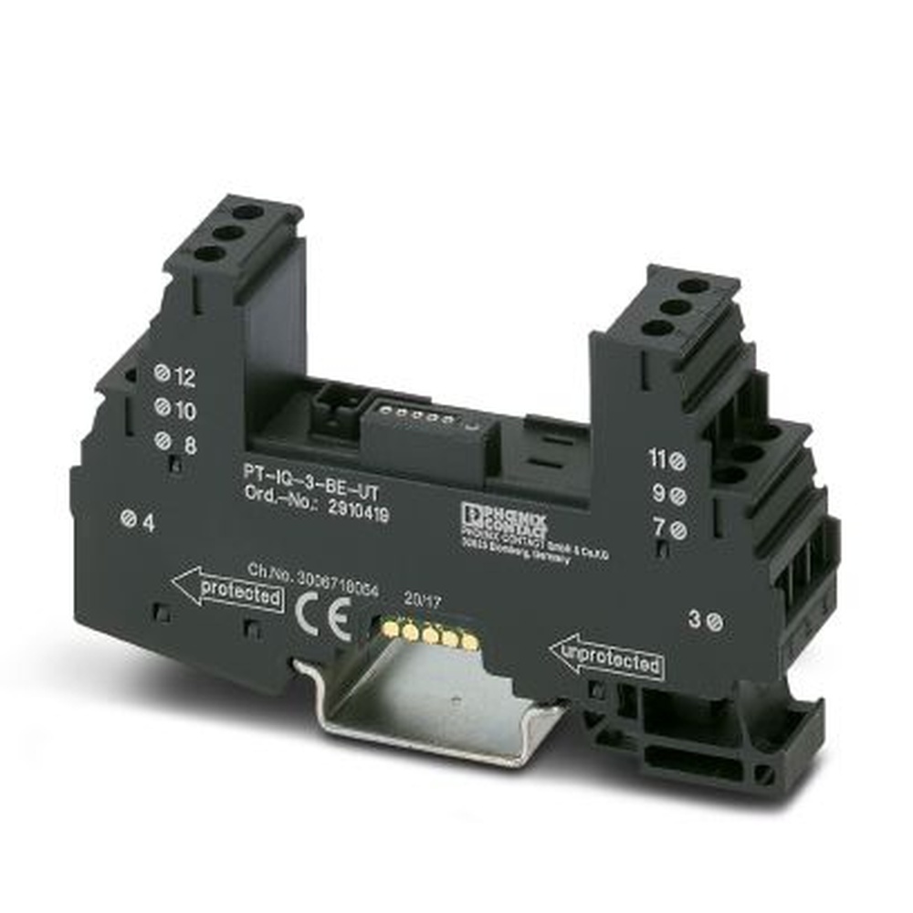 Phoenix Contact Überspannungsschutz Basiselement 2910419 Typ PT-IQ-3-BE-UT