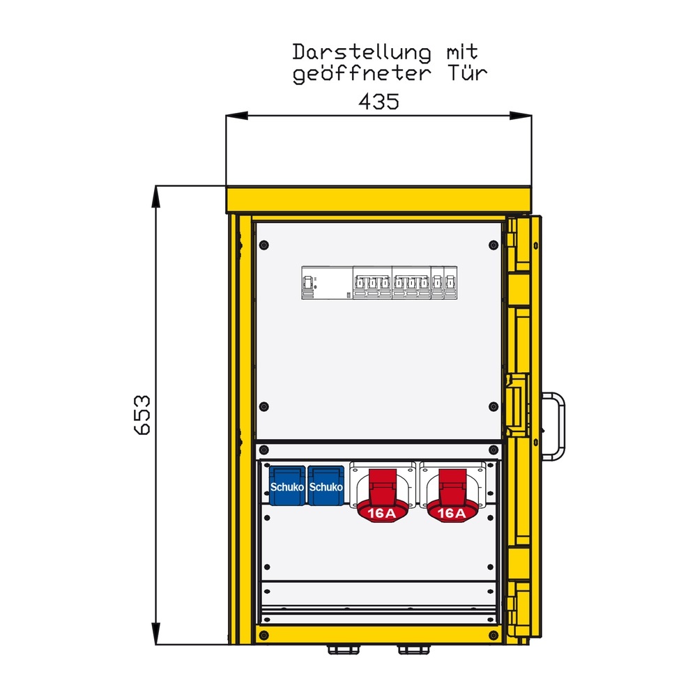 Walther-Werke Aufputzverteiler 8AP43530