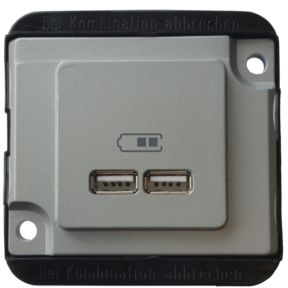 Merten USB Ladestation MEG4366-7060