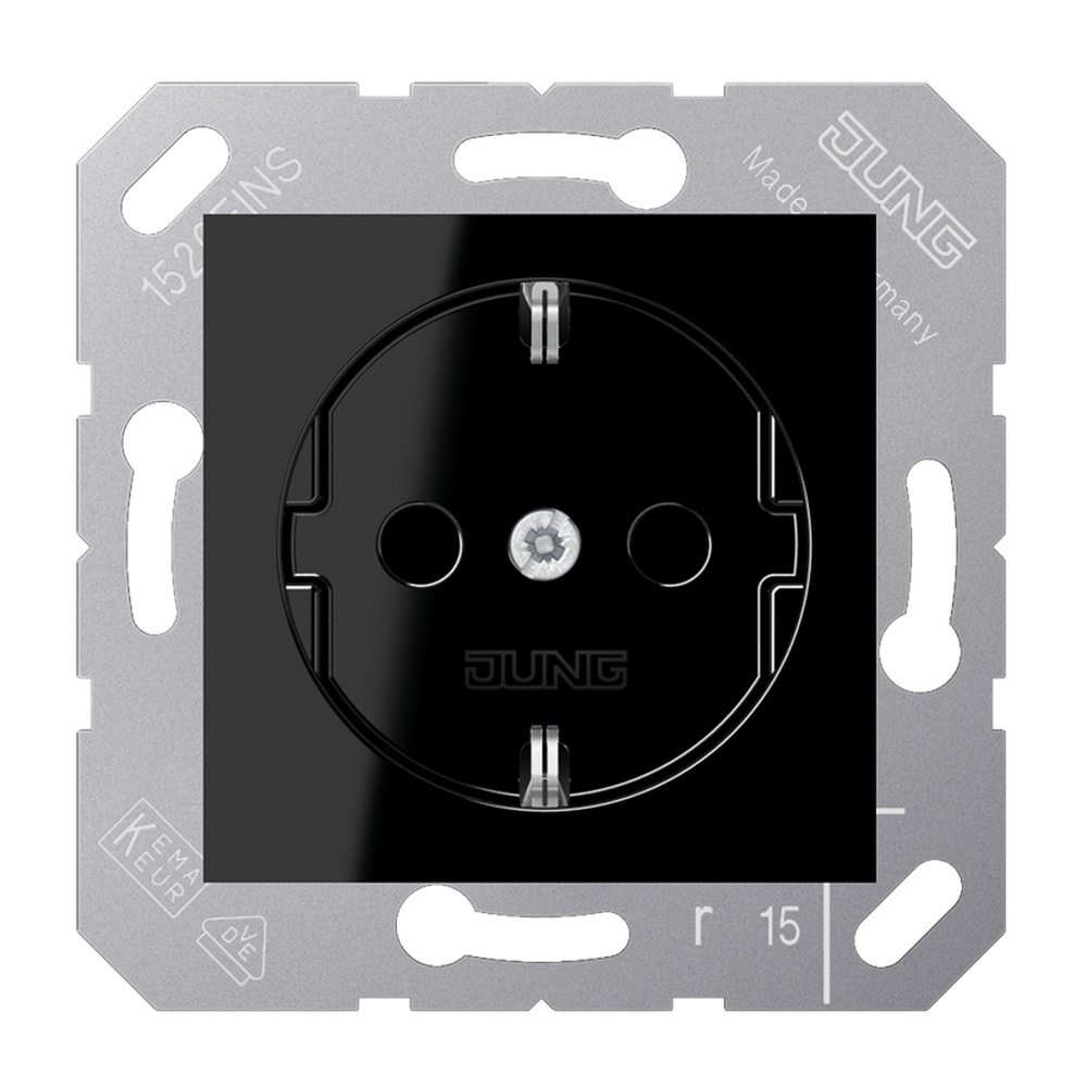 Jung Schutzkontakt Steckdose CD 5120 BF SW