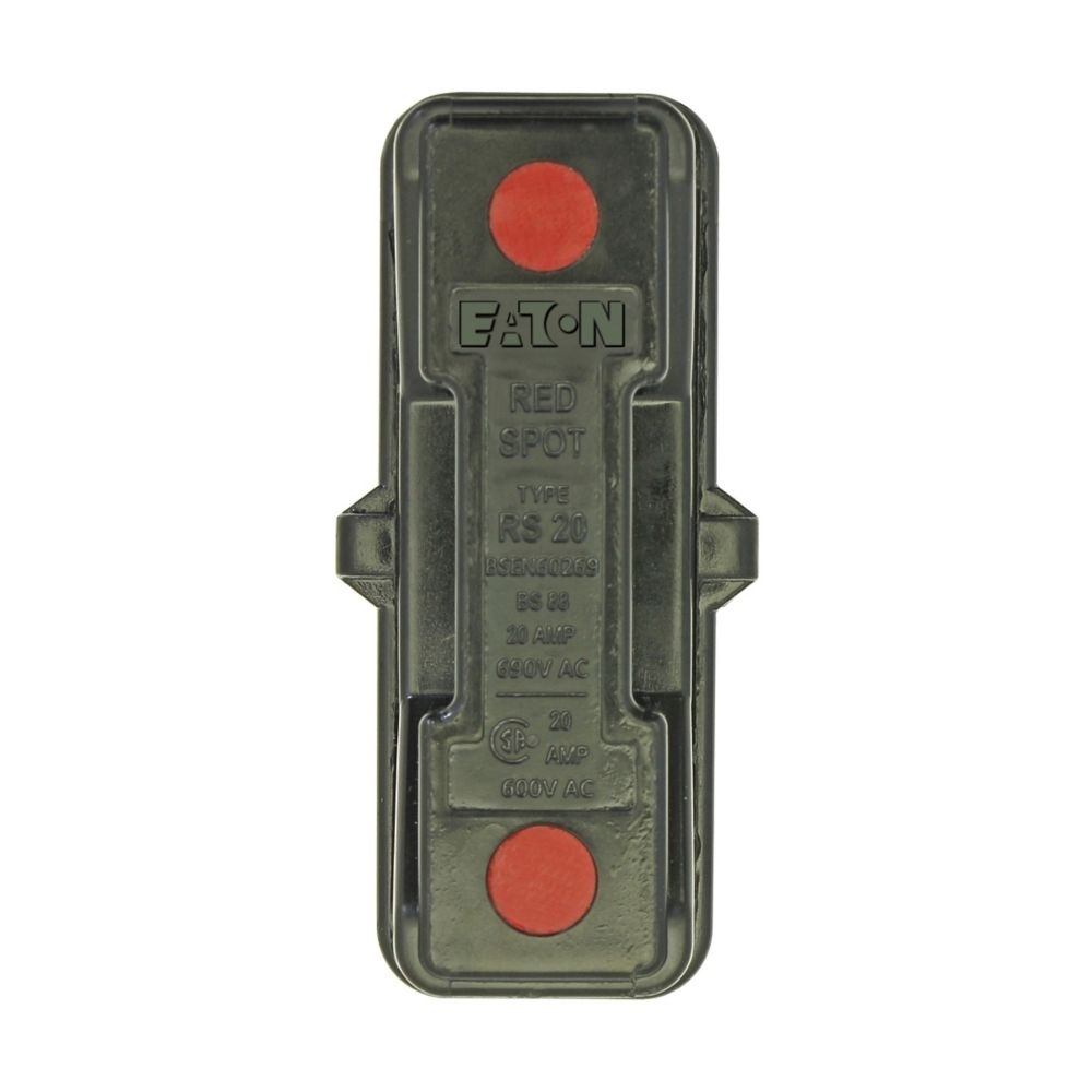 Eaton Sicherungshalter RS20FGY Typ RED SPOT 20A BACK STUD CONN-FL