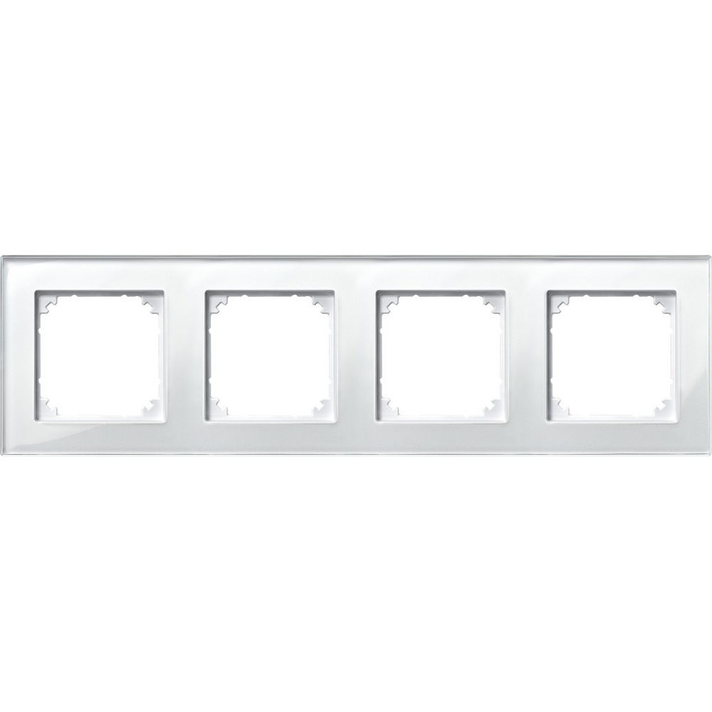 Merten Echtglasrahmen 4fach 489419