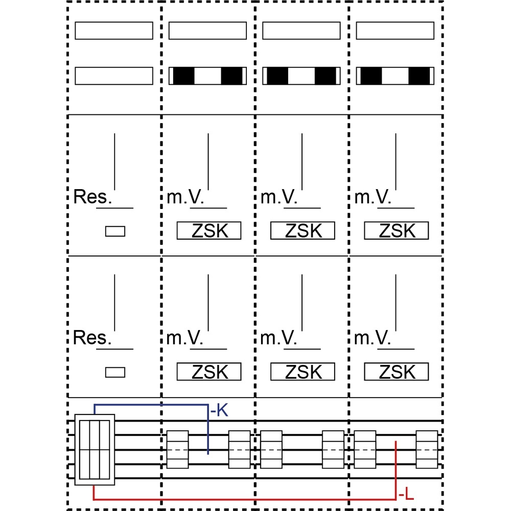 ABN Querverdrahtungssatz ARLUX16-K