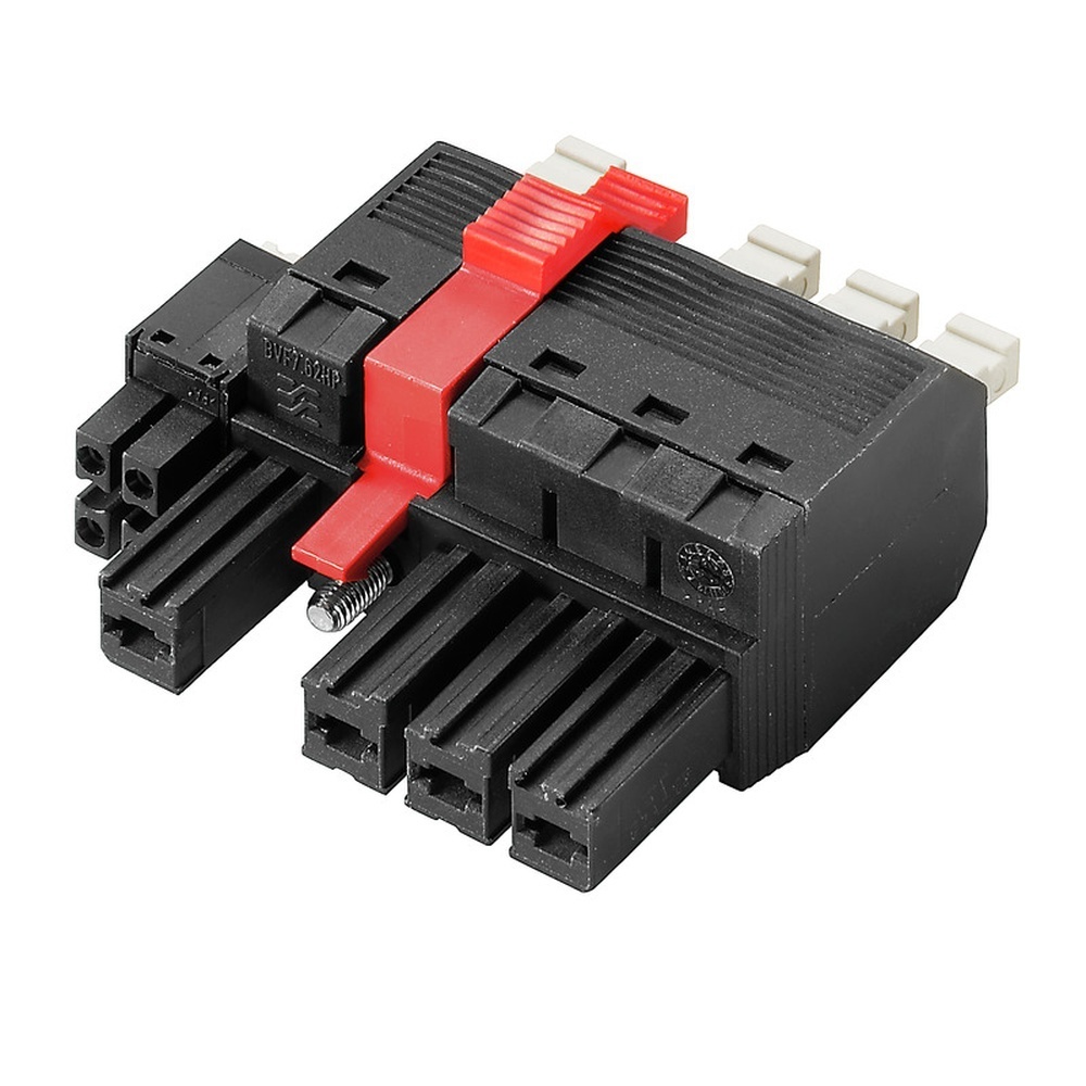 Weidmüller Hybridsteckverbinder 1547600000 Typ BVFL 7.62HP/04/180MSF4 BCF/04R SN BK BX