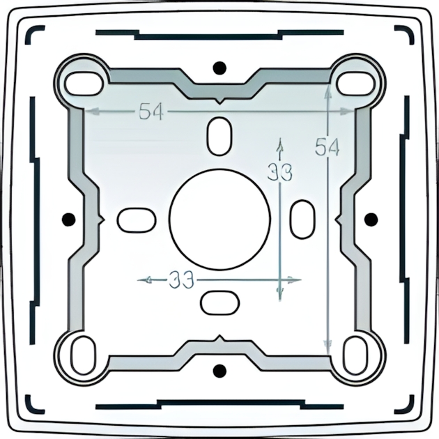 Eaton Einfacher Kasten 117328 Typ 101-77100/AUFPUTZDOSE-WEISS