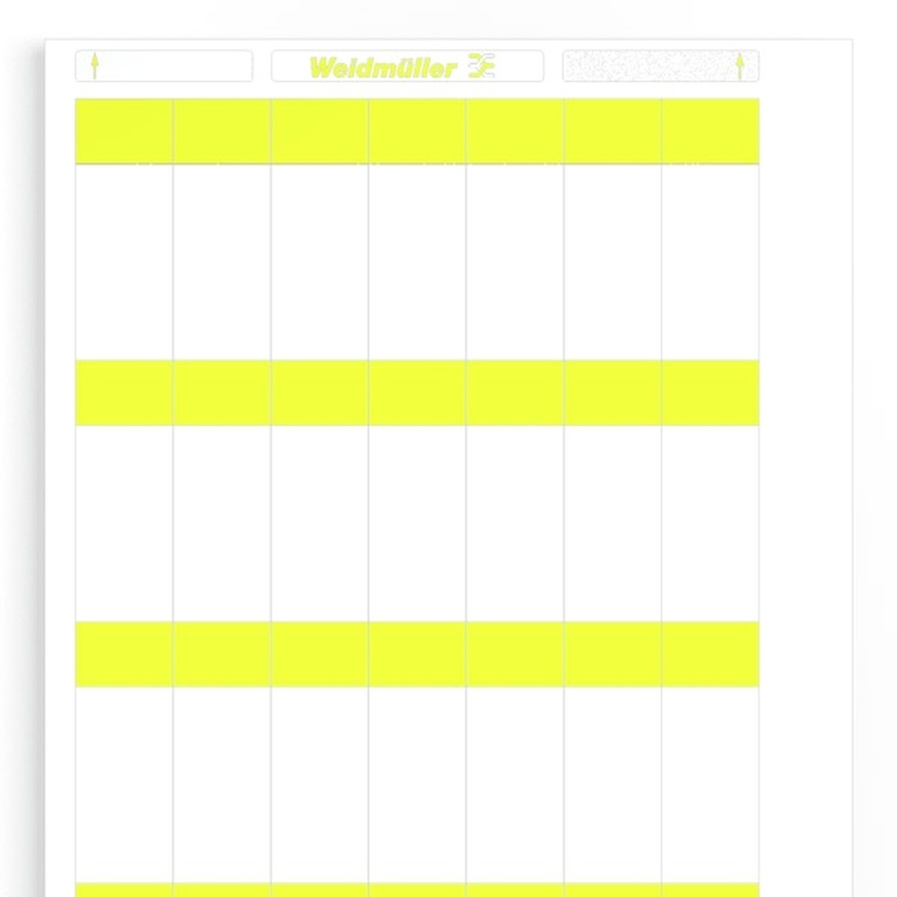 Weidmüller Kabelmarkierungssystem 1695731687 Typ LM WO 25/68 GE