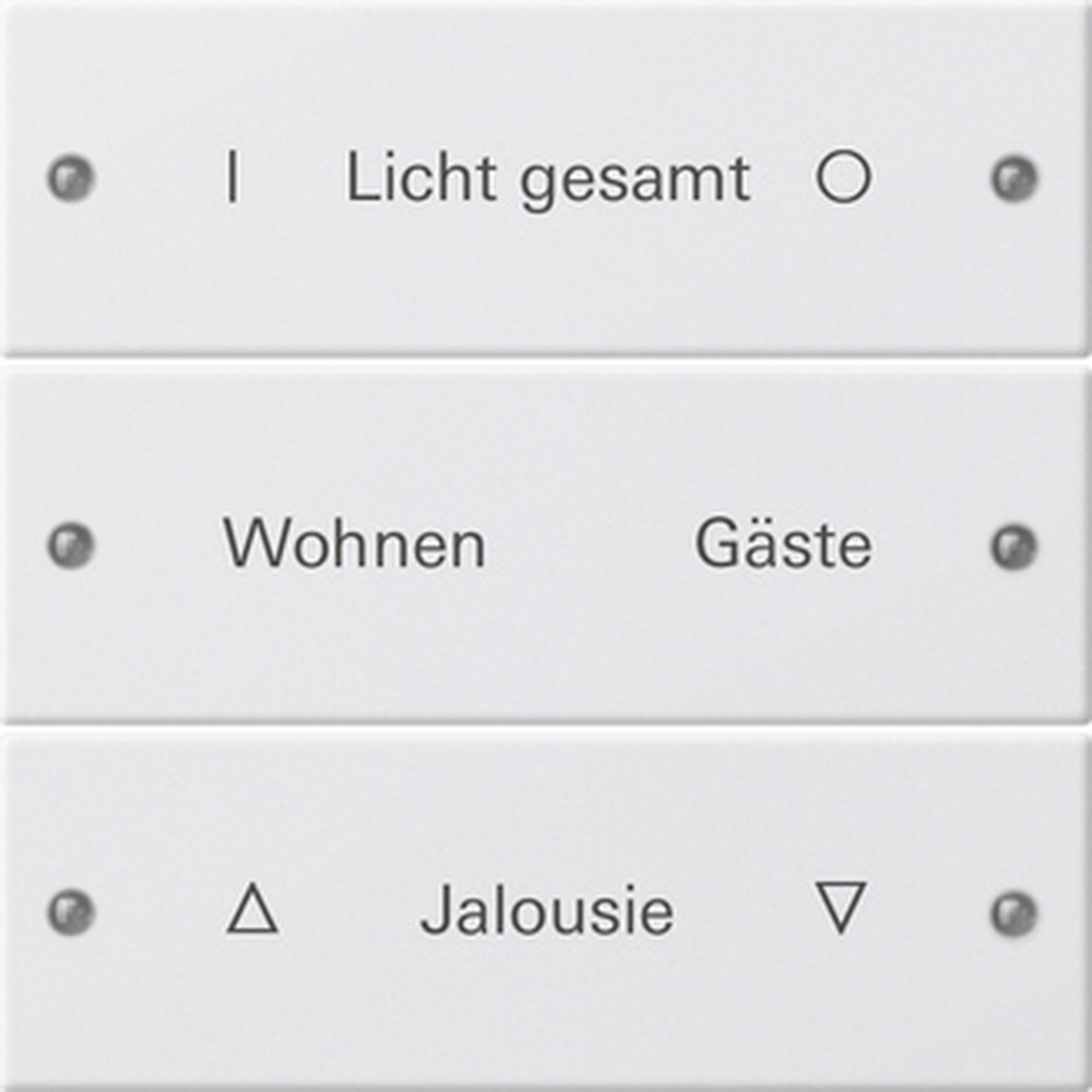 Gira Wippenset 3fach 220327