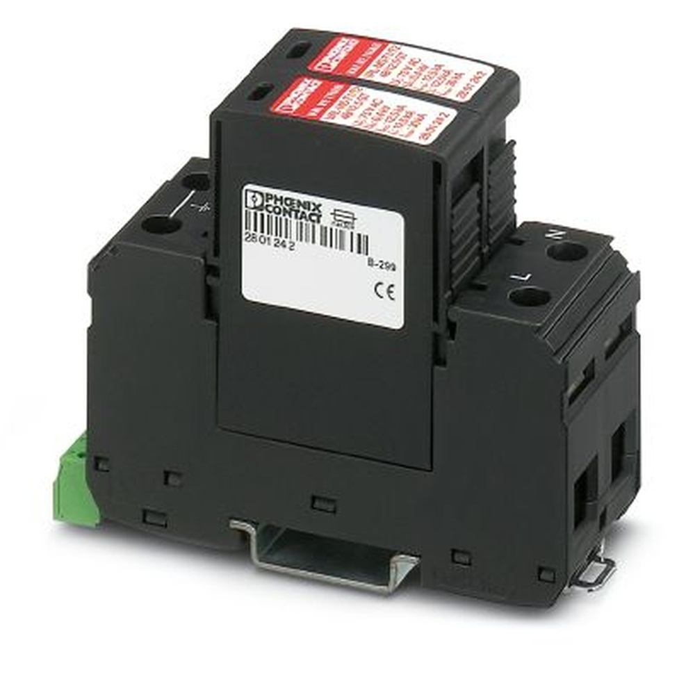 Phoenix Contact Blitzstrom Überspannungsableiter Typ 1 2 2801533 Typ VAL-MS-T1/T2 48/12.5/1+1V-FM