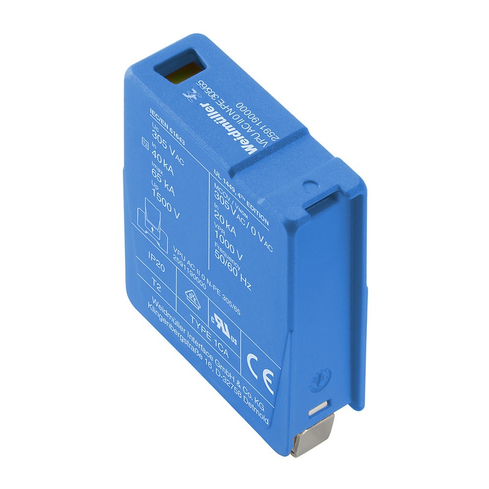 Weidmüller Überspannungsableiter 2807540000 Typ VPU AC II F 0 N-PE 305/65